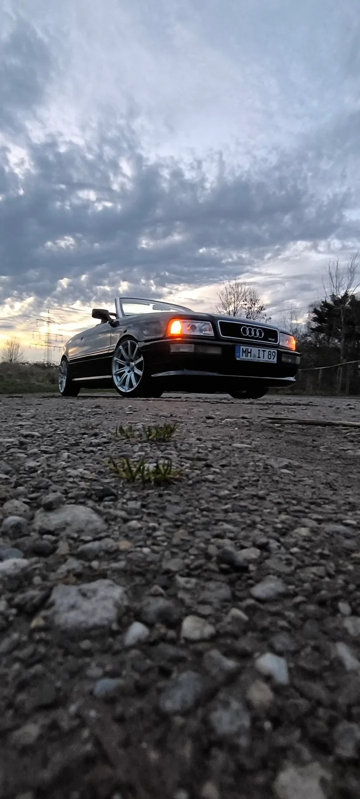 Audi Cabriolet (Typ 89 / 8G), Schwarz